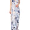 Tie Dye Twisty Dress-Coral