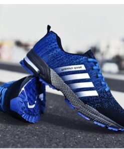 Fashion Men's Shoes Portable Breathable Running Shoes 46 Large Size Sneakers Comfortable Walking Jogging Casual Shoes