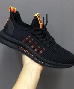 New Mesh Men Sneakers Casual Shoes Lac-up Men Shoes Lightweight Comfortable Breathable Walking Sneakers Zapatillas Hombre B1352