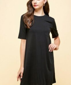 Tee Time Dress-Black