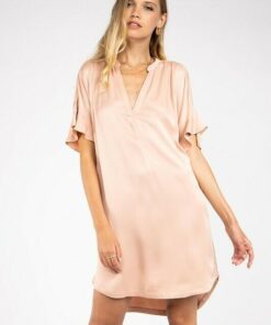 Deighton Dress-Pink