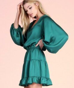 Holidaze Dress-Green