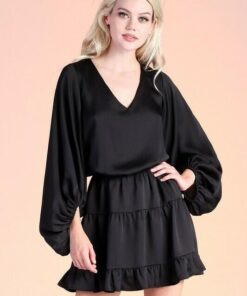 Holidaze Dress-Blk