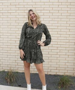 Olive This Snake Dress