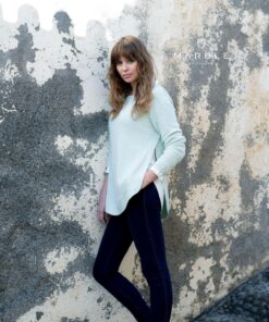 Side Slit Crew Pullover