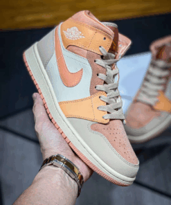Air Jordan 1 Mid Apricot Orange