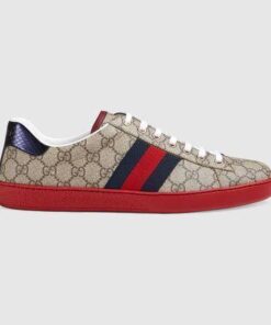 GUCCI ACE EMBROIDERED LOW-TOP