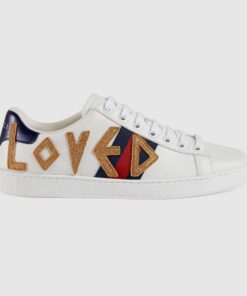 GUCCI ACE EMBROIDERED SNEAKER