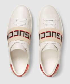 Gucci stripe leather sneaker