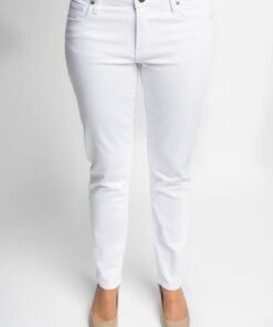 KUT from the Kloth - Reese Ankle Straight Jean in White
