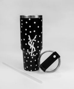 YSL Tumblers - 40oz Stainless Steel Insulated Tumbler with Handle and Straw