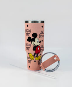 MCM Tumblers - 40oz Stainless Steel Insulated Tumbler with Handle and Straw