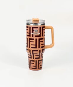 Hermes Tumblers - 40oz Stainless Steel Insulated Tumbler with Handle and Straw