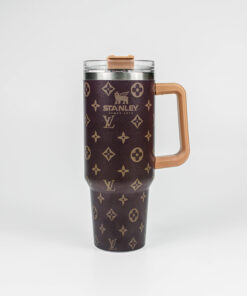 Louis Vuitton Tumblers - 40oz Stainless Steel Insulated Tumbler with Handle and Straw