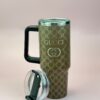 Gucci Tumblers - 40oz Stainless Steel Insulated Tumbler with Handle and Straw
