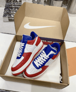 Louis Vuitton x Nike Air Force 1 fashion sneakers