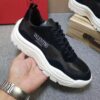 VALENTINO BLACK CHUNKY SOLE SNEAKERS