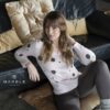 Dots Vneck Pullover