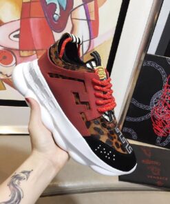 VERSACE CHAIN REACTION LOVERS COUPLE VARIOUS COLOR WITH GRAFFITI BROWN