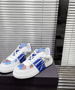 Valentino ONE STUD lace-up sneakers in calfskin