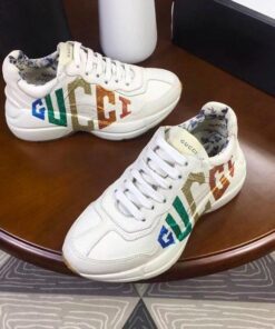 GUCCI RHYTON GLITTER LOGO DAD SNEAKERS