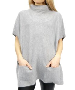 2 PKT PONCHO SWEATER