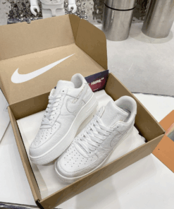 Louis Vuitton x Nike Air Force 1 fashion sneakers