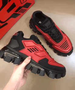 Prada shoe red and black