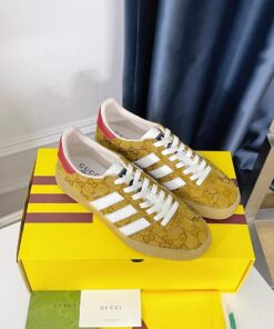 Adidas x Gucci joint Gazelle sports shoes couple casual sneakers