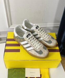 Adidas x Gucci joint Gazelle sports shoes couple casual sneakers