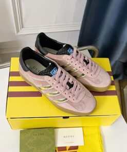 Adidas x Gucci joint Gazelle sports shoes couple casual sneakers