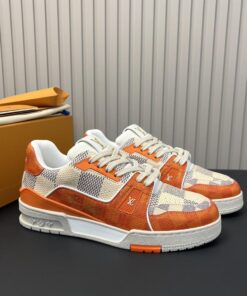 Louis Vuitton LV Trainer 54 Damier Orange Sneaker