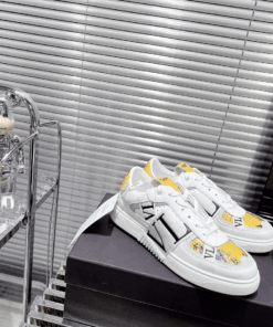 Valentino ONE STUD lace-up sneakers in calfskin