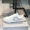 Prada Downtown Triangle Logo White Sneaker