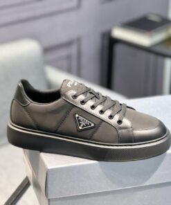 Downtown Nappa leather and Re-Nylon sneaker