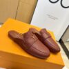 Louis Vuitton LV Capri Open Back Mule Loafer In Brown, Women