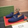 Gucci Loafer With Horsebit In Dark Navy