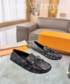 Louis Vuitton Gloria Flat Loafer In Black/Purple