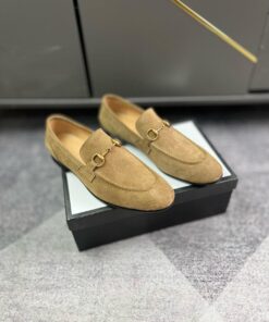 Gucci Jordaan Loafer In Beige