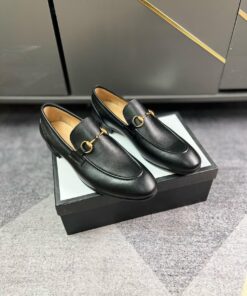 Gucci Jordaan Loafer In Black Leather