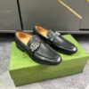 Gucci GG Loafer In Black Leather