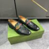 Gucci GG Debossed With Debossed Monogram Loafer In Black