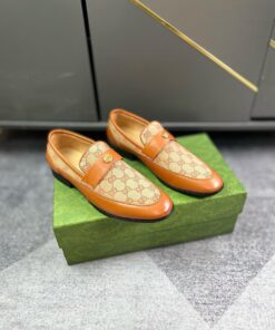 Gucci GG Monogram Loafer In Orange