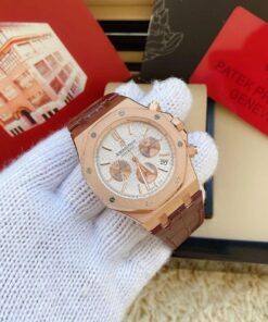 Audemars Piguet Royal Oak Offshoe Men’s Elegant Mechanical Leather Strap Watch Dwatch AP0