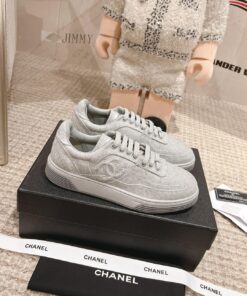 CHANEL Wool & Mixed Fibers Sneakers