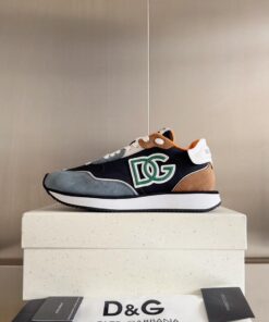 DOLCE & GABBANA Mixed-material DG CUSHION sneakers
