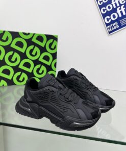 DOLCE & GABBANA MIXED-MATERIAL AIRMASTER SNEAKERS