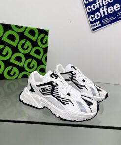 DOLCE & GABBANA MIXED-MATERIAL AIRMASTER SNEAKERS