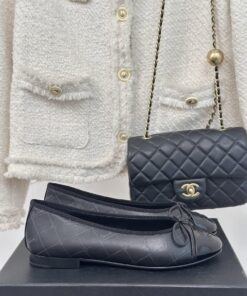 CHANEL Ballet flats Printed Lambskin & Patent Calfskin