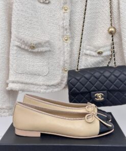 CHANEL Ballet flats Printed Lambskin & Patent Calfskin